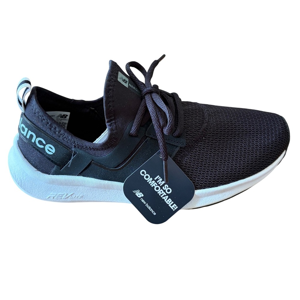 New Balance Nergize Sport Black White Sneakers Shoes WNRGSB1